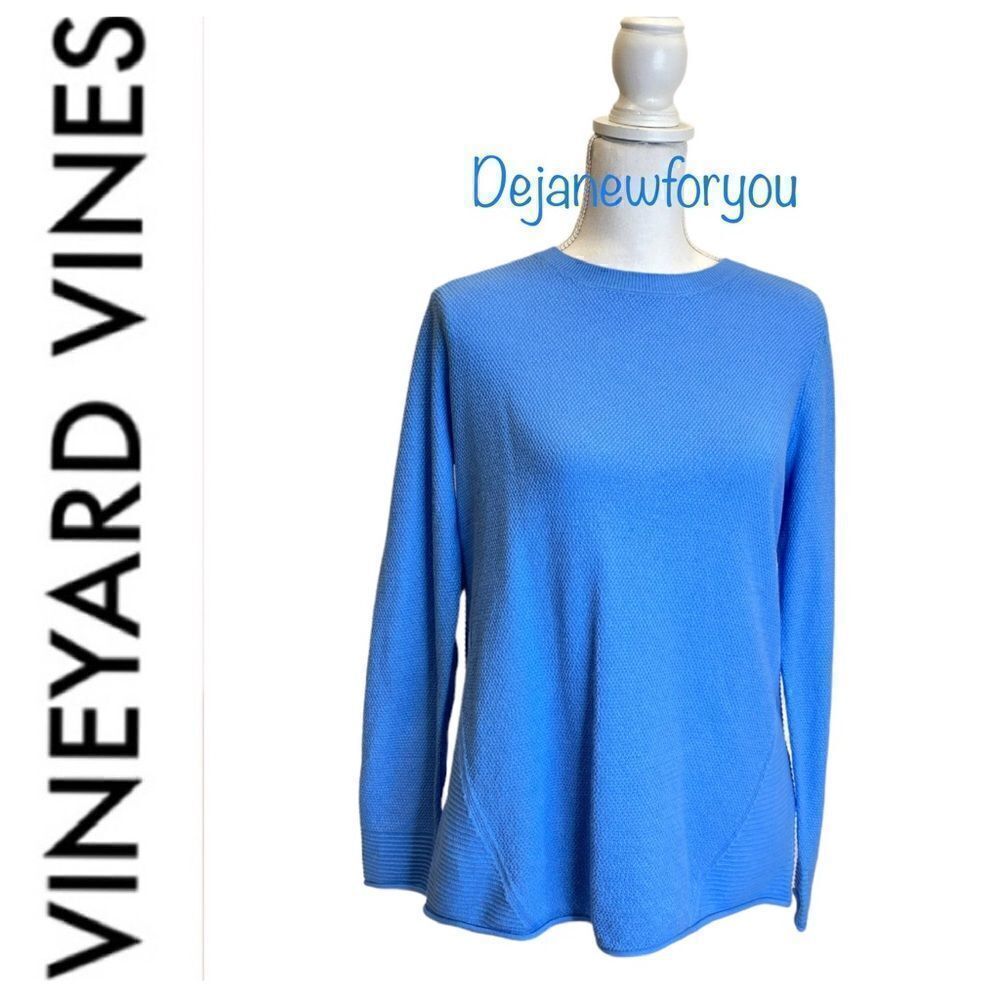 Vineyard Vines Blue Crewneck Sweater Size Small NWT